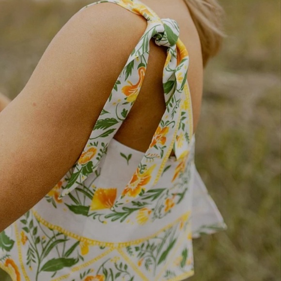 Antonio Melani x Style by Simkins Lindsey Printed Linen Blend Two Piece Set - Picture 2 of 4